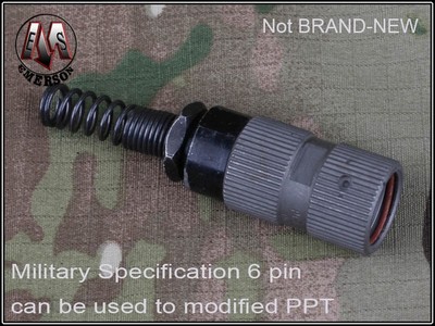 Military Specification 6 Pin Socket Plug