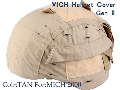 MICH 2000 Helmet Cover Gen/Ver 2 (Military Tan)