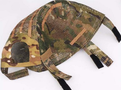 MICH 2000 Helmet Cover with mount window (Multicam)