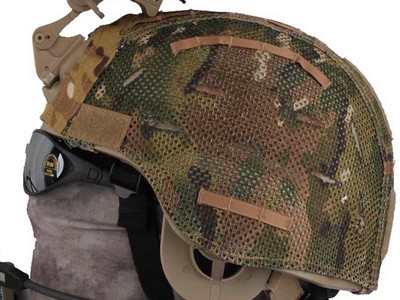 MICH 2000 Helmet Cover with mount window (Multicam)