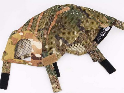 MICH 2001 Helmet Cover with mount window (Multicam)