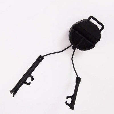 Helmet Rail Adapter Set for Comtac Headset (Black)