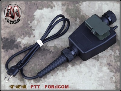 EMERSON TEA Type PTT with Headset Cable (ICOM)